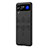 Hard Rigid Plastic Matte Finish Case Back Cover H03 for Samsung Galaxy Z Flip4 5G Black