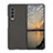 Hard Rigid Plastic Matte Finish Case Back Cover H03 for Samsung Galaxy Z Fold4 5G Black