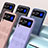 Hard Rigid Plastic Matte Finish Case Back Cover H04 for Samsung Galaxy Z Flip3 5G