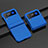 Hard Rigid Plastic Matte Finish Case Back Cover H06 for Samsung Galaxy Z Flip3 5G Blue