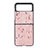 Hard Rigid Plastic Matte Finish Case Back Cover H07 for Samsung Galaxy Z Flip3 5G Rose Gold