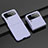 Hard Rigid Plastic Matte Finish Case Back Cover H07 for Samsung Galaxy Z Flip4 5G Clove Purple