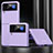 Hard Rigid Plastic Matte Finish Case Back Cover L09 for Samsung Galaxy Z Flip3 5G Purple