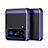 Hard Rigid Plastic Matte Finish Case Back Cover L09 for Samsung Galaxy Z Flip4 5G Blue