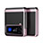 Hard Rigid Plastic Matte Finish Case Back Cover L09 for Samsung Galaxy Z Flip4 5G Rose Gold