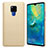 Hard Rigid Plastic Matte Finish Case Back Cover M01 for Huawei Mate 20 X 5G Gold