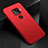 Hard Rigid Plastic Matte Finish Case Back Cover M01 for Huawei Mate 30 Lite Red