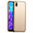 Hard Rigid Plastic Matte Finish Case Back Cover M01 for Huawei Y5 (2019) Gold