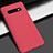 Hard Rigid Plastic Matte Finish Case Back Cover M01 for Samsung Galaxy S10 Plus Red