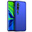 Hard Rigid Plastic Matte Finish Case Back Cover M01 for Xiaomi Mi Note 10 Pro Blue