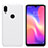 Hard Rigid Plastic Matte Finish Case Back Cover M01 for Xiaomi Mi Play 4G White