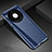 Hard Rigid Plastic Matte Finish Case Back Cover P01 for Huawei Mate 40 Blue