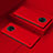 Hard Rigid Plastic Matte Finish Case Back Cover P02 for OnePlus 7T Red