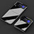 Hard Rigid Plastic Matte Finish Case Back Cover P03 for Samsung Galaxy Z Flip3 5G Black