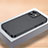 Hard Rigid Plastic Matte Finish Case Back Cover QC1 for Apple iPhone 12 Mini Black