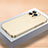 Hard Rigid Plastic Matte Finish Case Back Cover QC1 for Apple iPhone 15 Pro Gold