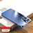 Hard Rigid Plastic Matte Finish Case Back Cover R01 for Apple iPhone 13 Pro Max Blue