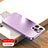 Hard Rigid Plastic Matte Finish Case Back Cover R01 for Apple iPhone 15 Pro Max Purple