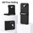 Hard Rigid Plastic Matte Finish Case Back Cover R06 for Samsung Galaxy Z Flip4 5G