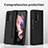 Hard Rigid Plastic Matte Finish Case Back Cover T01 for Samsung Galaxy Z Fold3 5G