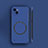 Hard Rigid Plastic Matte Finish Case Back Cover with Mag-Safe Magnetic for Apple iPhone 15 Blue