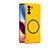 Hard Rigid Plastic Matte Finish Case Back Cover with Mag-Safe Magnetic for Xiaomi Mi 11i 5G Yellow