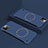 Hard Rigid Plastic Matte Finish Case Back Cover with Mag-Safe Magnetic P01 for Apple iPhone 15 Blue