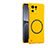 Hard Rigid Plastic Matte Finish Case Back Cover with Mag-Safe Magnetic P01 for Xiaomi Mi 13 5G Yellow