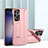 Hard Rigid Plastic Matte Finish Case Back Cover with Stand ZL1 for Samsung Galaxy S24 Ultra 5G