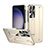 Hard Rigid Plastic Matte Finish Case Back Cover with Stand ZL2 for Samsung Galaxy S23 Ultra 5G