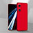 Hard Rigid Plastic Matte Finish Case Back Cover YK1 for Oppo A18 Red