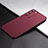 Hard Rigid Plastic Matte Finish Case Back Cover YK1 for Oppo A55 5G Red