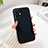 Hard Rigid Plastic Matte Finish Case Back Cover YK1 for Oppo A96 5G Black