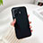 Hard Rigid Plastic Matte Finish Case Back Cover YK1 for Vivo iQOO Z6 Pro 5G Black