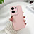 Hard Rigid Plastic Matte Finish Case Back Cover YK2 for Oppo Reno9 5G Pink