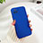 Hard Rigid Plastic Matte Finish Case Back Cover YK2 for Vivo iQOO U3 5G Blue