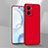 Hard Rigid Plastic Matte Finish Case Back Cover YK3 for Oppo A57 5G Red