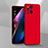 Hard Rigid Plastic Matte Finish Case Back Cover YK3 for Oppo Find X3 5G Red