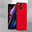 Hard Rigid Plastic Matte Finish Case Back Cover YK3 for Oppo Find X3 Pro 5G Red