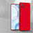 Hard Rigid Plastic Matte Finish Case Back Cover YK3 for Vivo iQOO U3x 5G Red