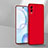 Hard Rigid Plastic Matte Finish Case Back Cover YK3 for Vivo Y74s 5G Red