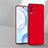 Hard Rigid Plastic Matte Finish Case Back Cover YK3 for Vivo Y76s 5G Red
