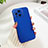 Hard Rigid Plastic Matte Finish Case Back Cover YK6 for Oppo Find X3 5G Blue