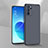 Hard Rigid Plastic Matte Finish Case Back Cover YK8 for Oppo Reno6 5G Gray