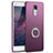 Hard Rigid Plastic Matte Finish Case Cover with Finger Ring Stand A01 for Huawei Honor 7 Dual SIM Purple