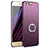 Hard Rigid Plastic Matte Finish Case Cover with Finger Ring Stand A01 for Huawei Honor 9 Premium Purple