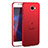 Hard Rigid Plastic Matte Finish Case Cover with Finger Ring Stand A01 for Huawei Honor Play 5 Red