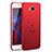 Hard Rigid Plastic Matte Finish Case Cover with Finger Ring Stand A01 for Huawei Honor Play 6 Red