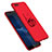 Hard Rigid Plastic Matte Finish Case Cover with Finger Ring Stand A01 for Huawei Honor V10