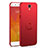 Hard Rigid Plastic Matte Finish Case Cover with Finger Ring Stand A01 for Xiaomi Mi 4 LTE Red